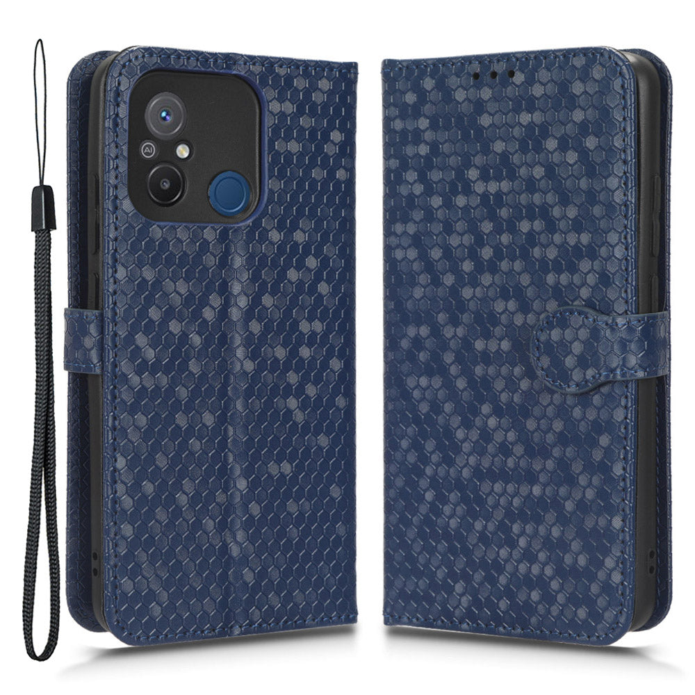 Anti-shock Leather Phone Cover For Xiaomi Redmi 12C 4G 11A 4G Dot Pattern Imprinted Anti-scratch Phone Case Wallet Stand Anti-shock Leather Phone Cover For Xiaomi Redmi 12C 4G 11A 4G Dot Pattern Imprinted Anti-scratch Phone Case Wallet Stand